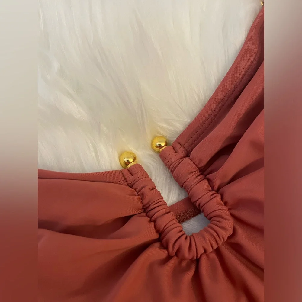 ELOQUII BRAIDED BELT ONE PIECE